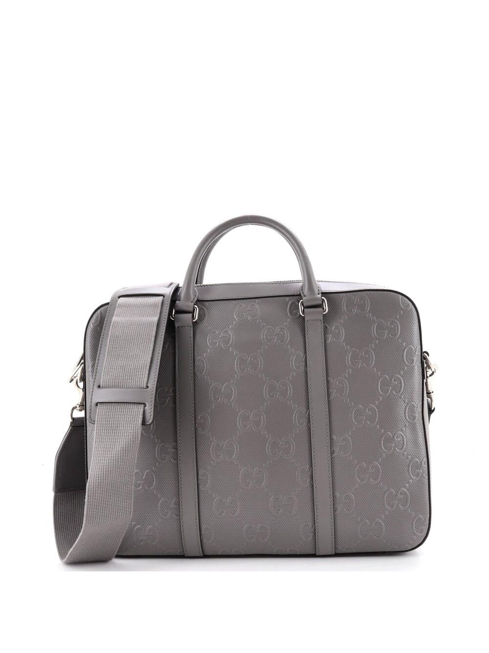 Gucci Briefcase Gg Embossed Perforated #320608G10B